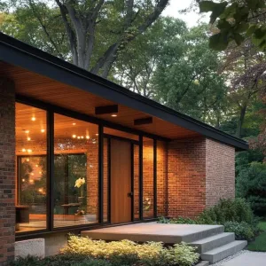 Red Brick Retreat: A Glimmer by Night