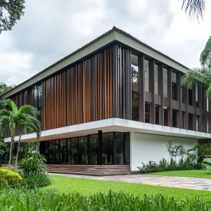 Modern Cube in the Rainforest
