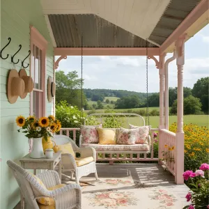 Sunny Sunflower Porch Delight