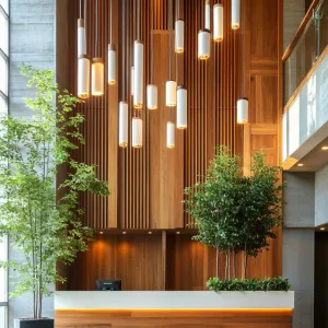 Preview of Vertical Symphony in Wood and Light