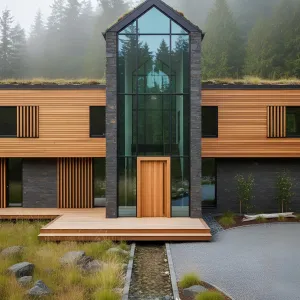 Forest Lantern Atrium House