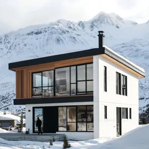 Preview of Frosty Facade: The Yin-Yang Chalet