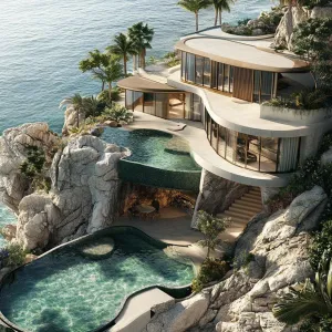 Modern Cliffside Paradise