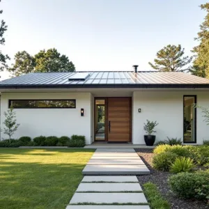 Gleaming Rancher with Zen Pathway