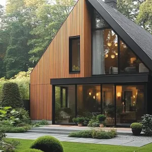 Gable House Radiance: Sunrise Serenity