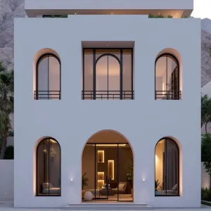 Arched Delight by the Poolside