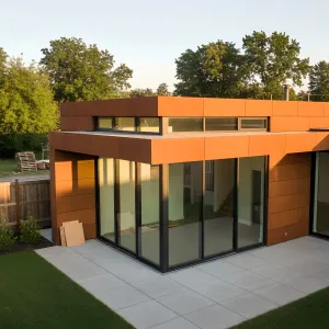 Terracotta Ribbon Courtyard Loft