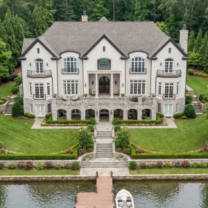 Grand Lakeshore French Revival Estate