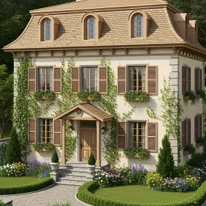 Charming Symmetry: Ivy-Clad Delight