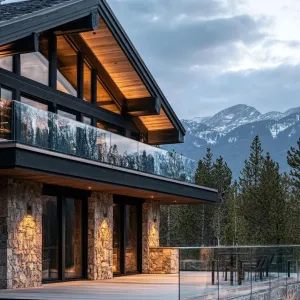 Modern Chalet Nestled in the Mountains