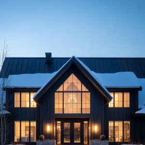 Frosty Facade: A Warm Winter Wonder