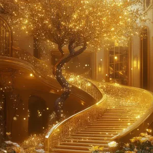 Ethereal Golden Mansion