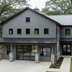 Grand Gray Homestead: Where Style Roams Free