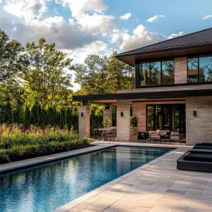 Elegant Oasis: Modern Luxury Home with a Pool