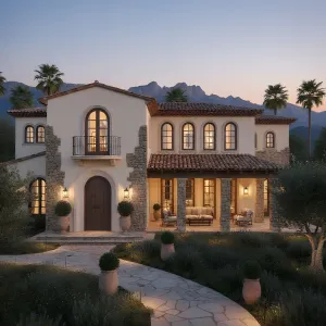 Rustic Retreat with a Mediterranean Glow