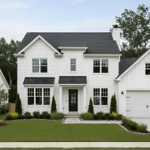 Black Trim Farmhouse Revival