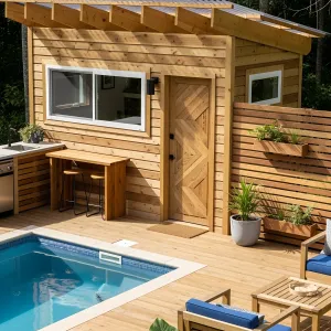 Charming Tiny Poolside Retreat
