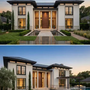 Symmetry-Loving Garden Reflecting Villa