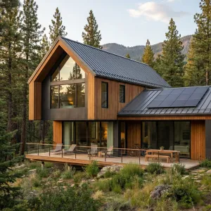 Evergreen Slope Solar Timber Hideaway