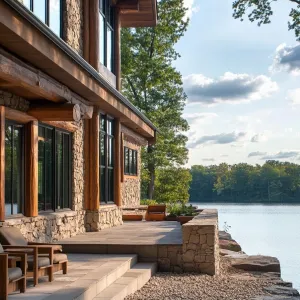 Preview of Mixed Materials: Logs and Stucco