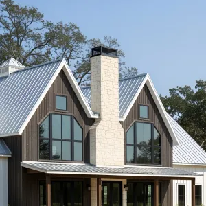 Gorgeous Barndominium with Sleek Roofline