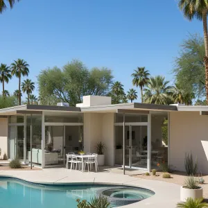 Cacti-Centric Mid-Century Getaway