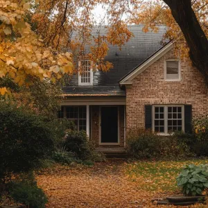 Charming Autumn Suburban Home