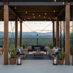 Skyward Soiree: Deck With a View