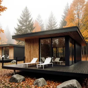 Leafy Hideaway: A Contemporary Escape