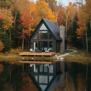 Lakeside Reflections: Autumn’s Embrace