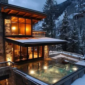 Indoor-outdoor Pool With Retractable Roof