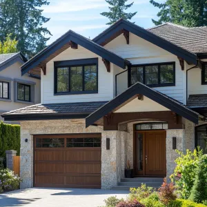Tranquil Timber Retreat with a Touch of Stone