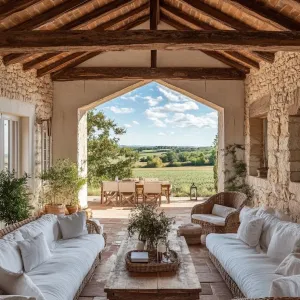 Outdoor Oasis: A Rustic Patio Delight