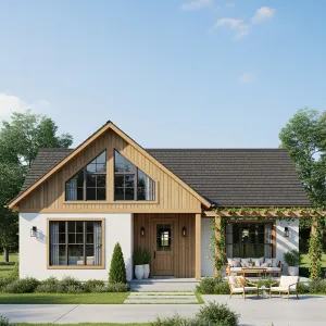 A Whimsical Wooden Retreat with a Splash of Serenity