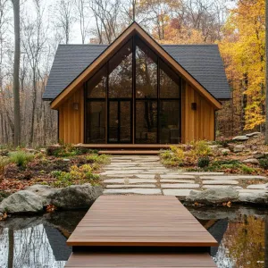 A-Frame Utopia: Reflection in the Pines