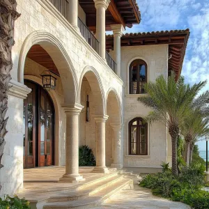 Mediterranean Mansion with Majestic Arches