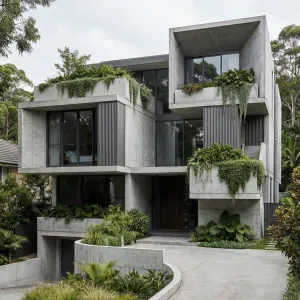 Layered Urban Green Terrace Residence