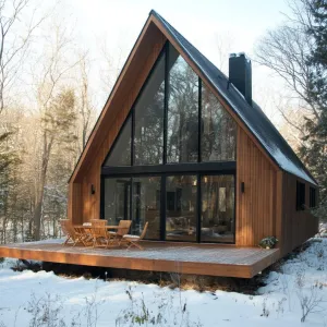Triangular Timber Treetop Tableau