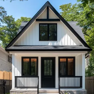 A-Frame Charm in Black and White