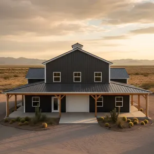 Modern Desert Barndominium