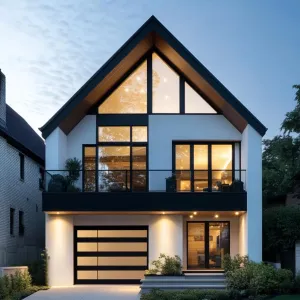 Autumn’s Architectural Gem in Sleek Simplicity