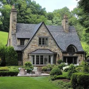 Charming Stone Cottage Nestled in Verdant Splendor