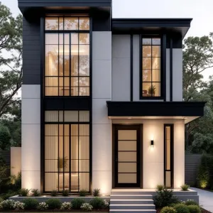 Compact Manor of Modern Elegance