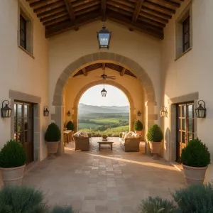 Vine-View Loggia Retreat