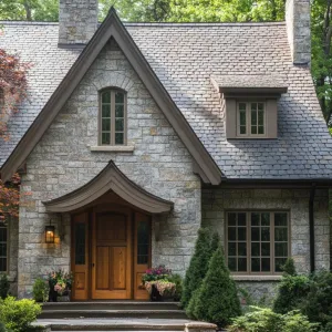 Whimsical Stone Enclave with Cozy Charm