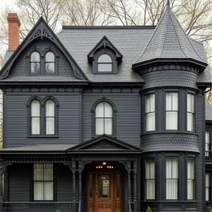 Majestic Black Victorian Marvel
