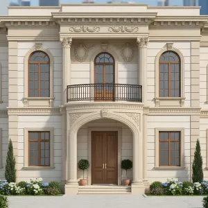Urban Palladian Terrace Residence