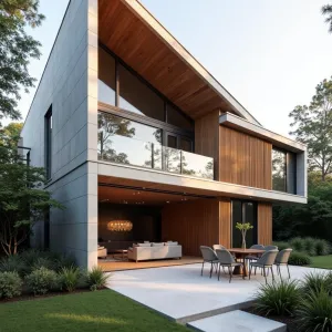 Sculpted Sophistication in Wood and Glass