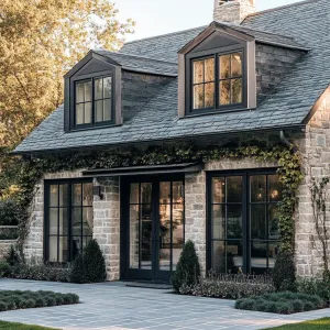 Charming Stone House with Ivy Embrace