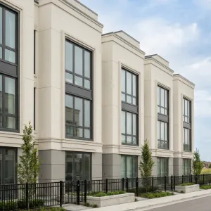 Crisp Urban Manor-Style Townhouses